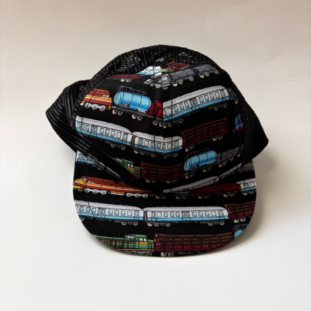 -George hats USA toddler size trucker hat trains NWOT